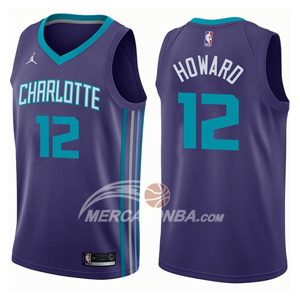 Maglia NBA Charlotte Hornets Dwight Howard Statement 2017-18 Viola